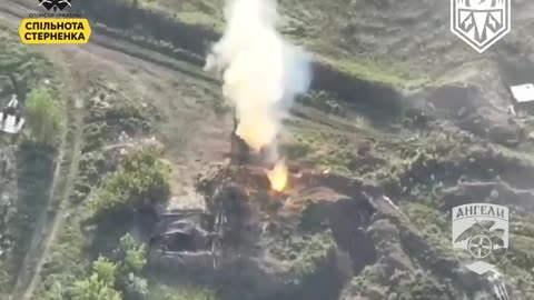 Ukrainian Drones Pounding Russian Trenches