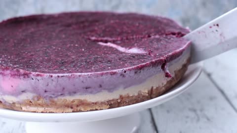 VEGAN BERRY ICE CREAM CHEESECAKE RECIPE GLUTEN FREE