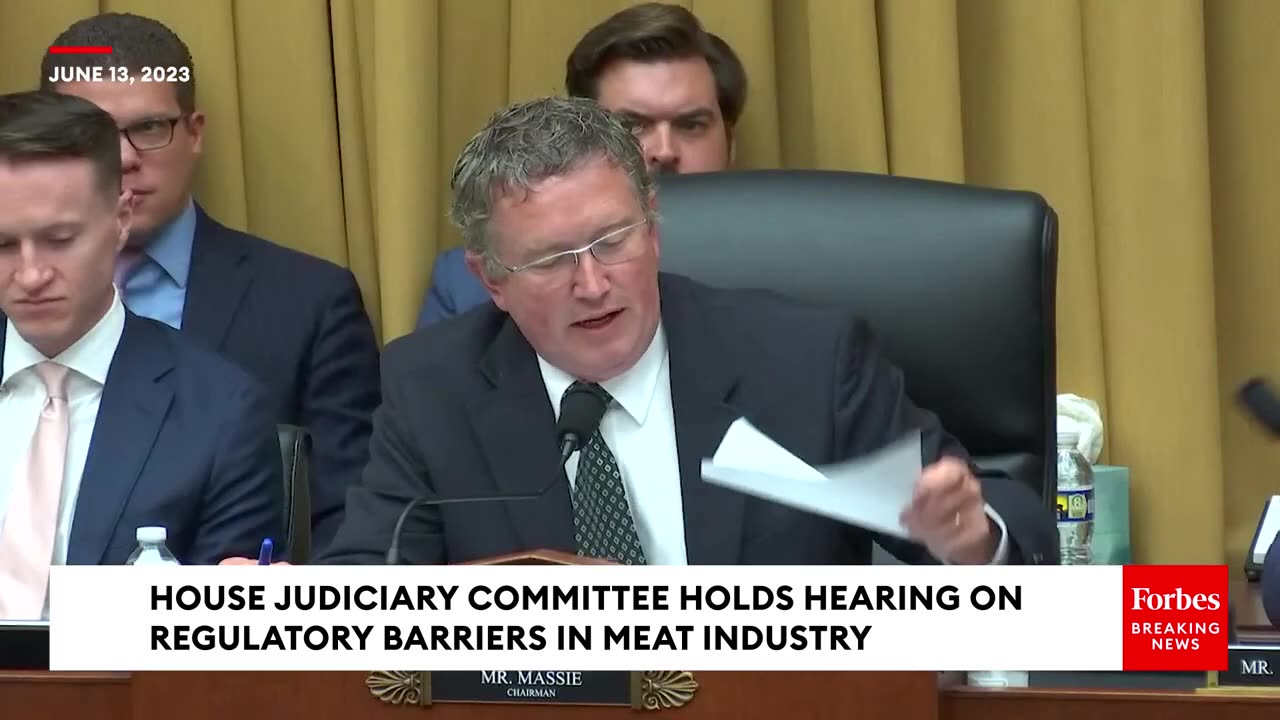 Thomas Massie Slams Meat Production Regulations