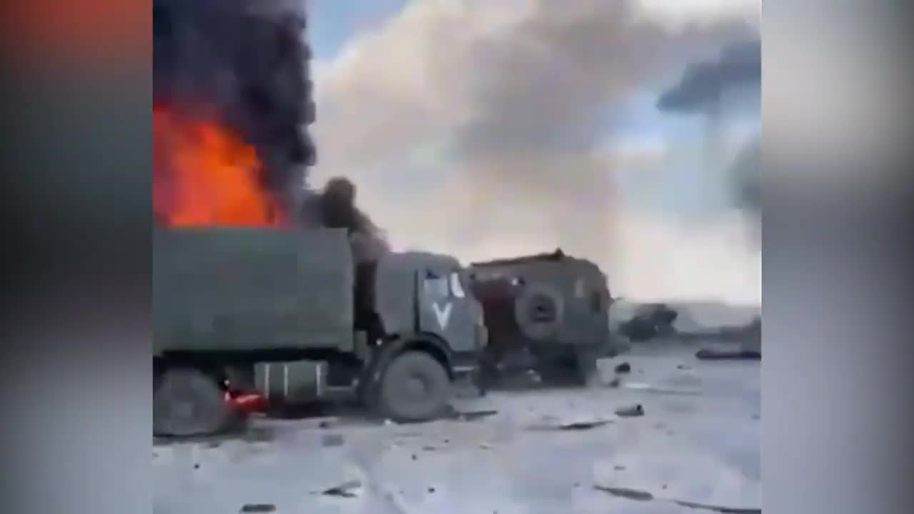 Ukraine War: Attack on Russian forces outside Hostomel