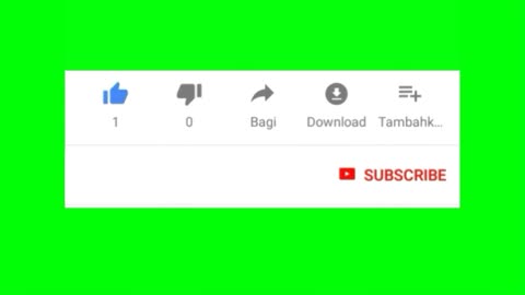 Animasi subscribe dan sukai YouTube