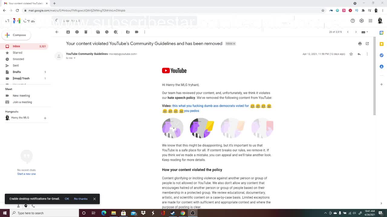 screw YouTube Blackman gets a strike for hate speech WTF