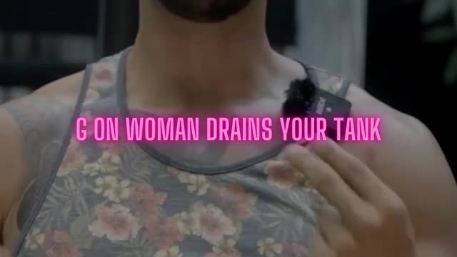 Andrew Tate said women drains your tank