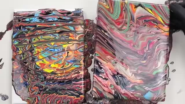 Advanced acrylic pour techniques