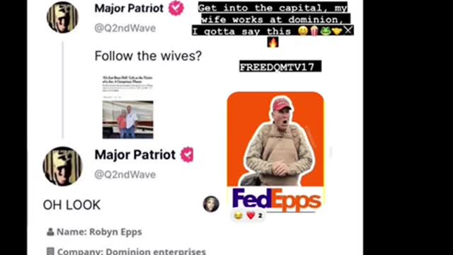 Fed Epps, free patriots!