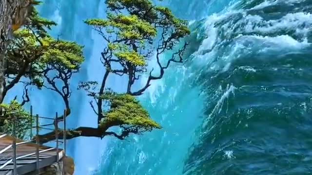 Nature river flow in hd