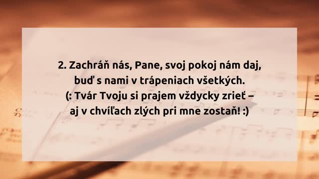 Zachráň nás, Pane