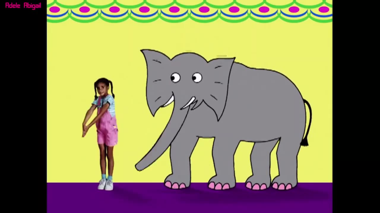 Karen Aqua - Animal Dance Duet (Elephant) | Sesame Street