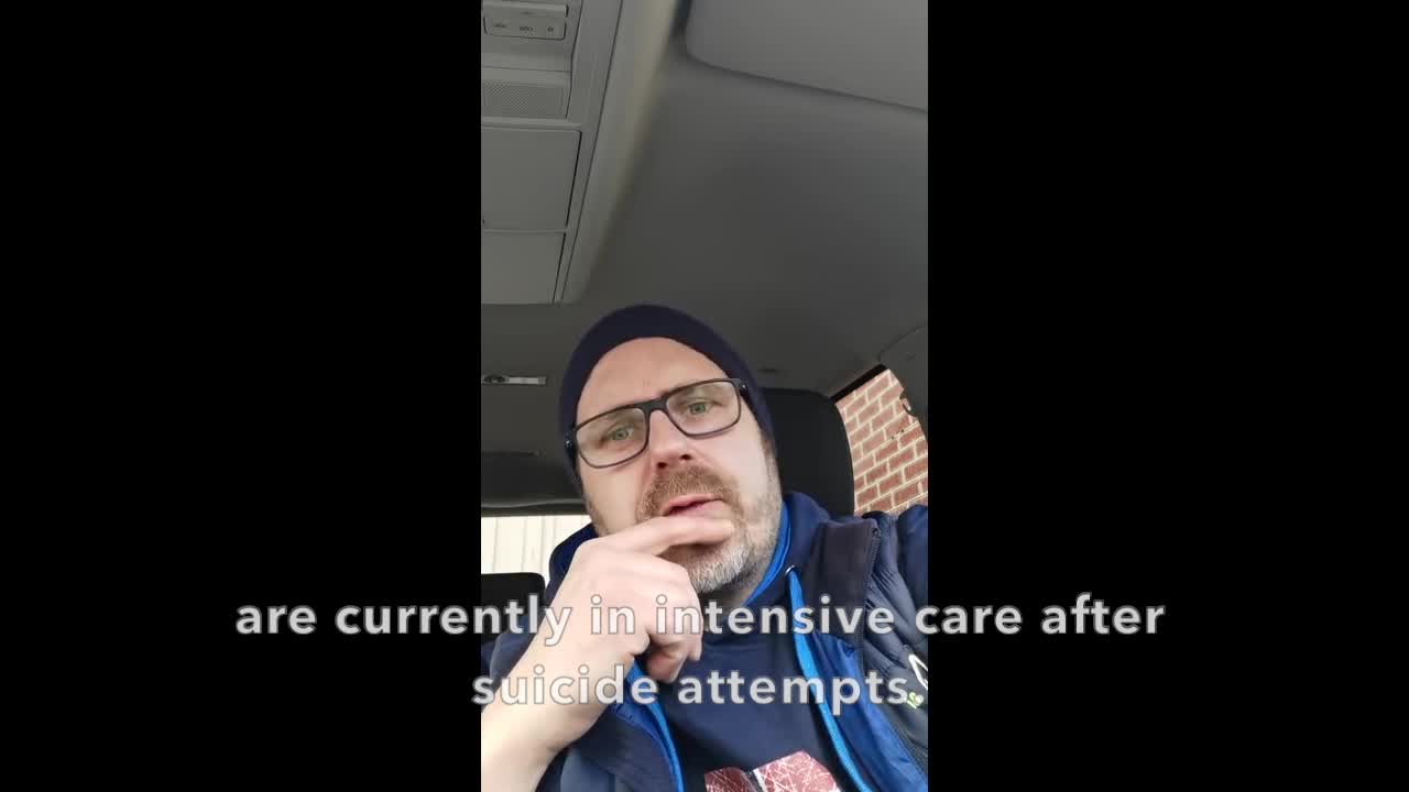 German Dad Despairs for the Children -Feb 24 2022 -Masks -Vaxx