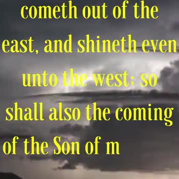 In a moment, in the twinkling of an eye, at the last trump