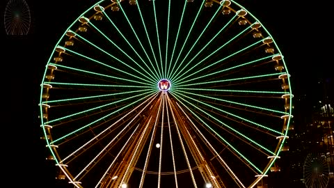 Colorful ferris wheel