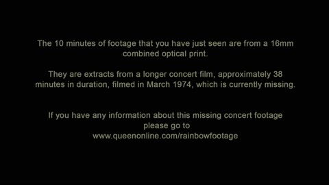Queen - Live at The Rainbow '74 - Son and Daughter (extra)