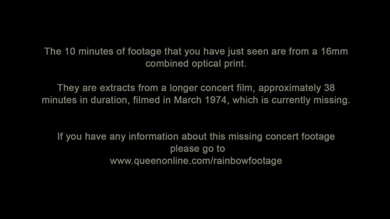 Queen - Live at The Rainbow '74 - Son and Daughter (extra)