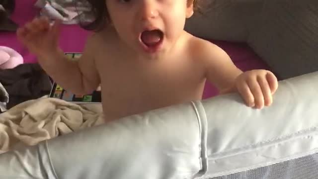 Angry angry little girl