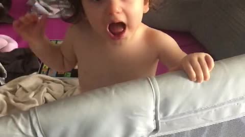 Angry angry little girl
