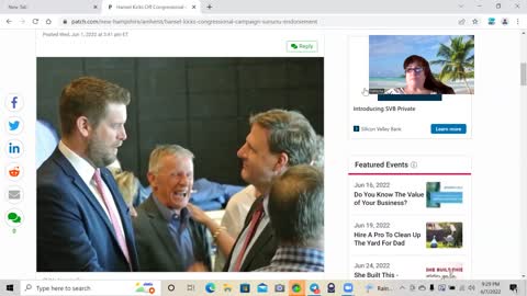 RINO Governor Sununu is Creating a New Swamp - George Hansel Keene Mayor Unqualified for Congress