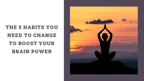 5 Ways to Boost Your Brain Power.