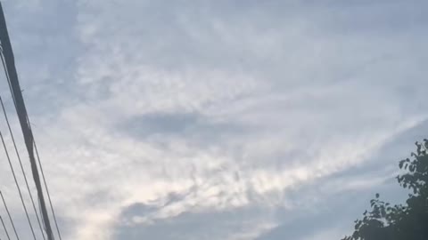 The sky after the heavy rain is really beautiful, it is so beautiful