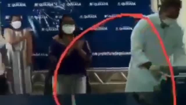 Another Fake Covid Vaccination