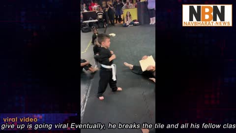 Look at this boy in Karate not giving up - Heartwarming