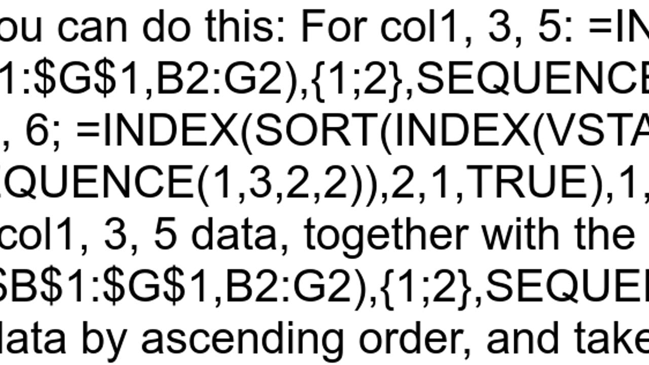 Excel lookup formula for column name in min value of alternate column