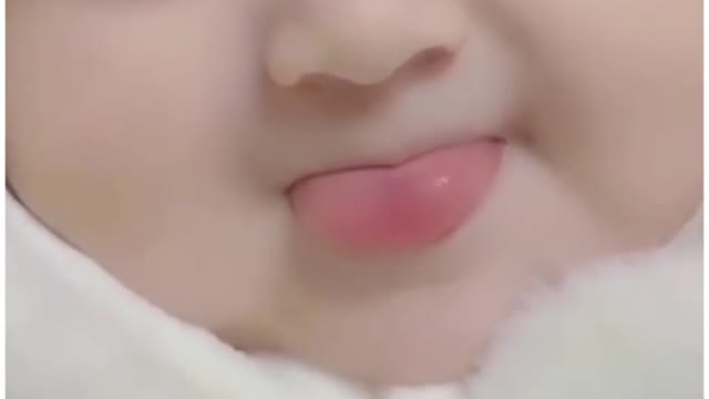 cute expression of baby