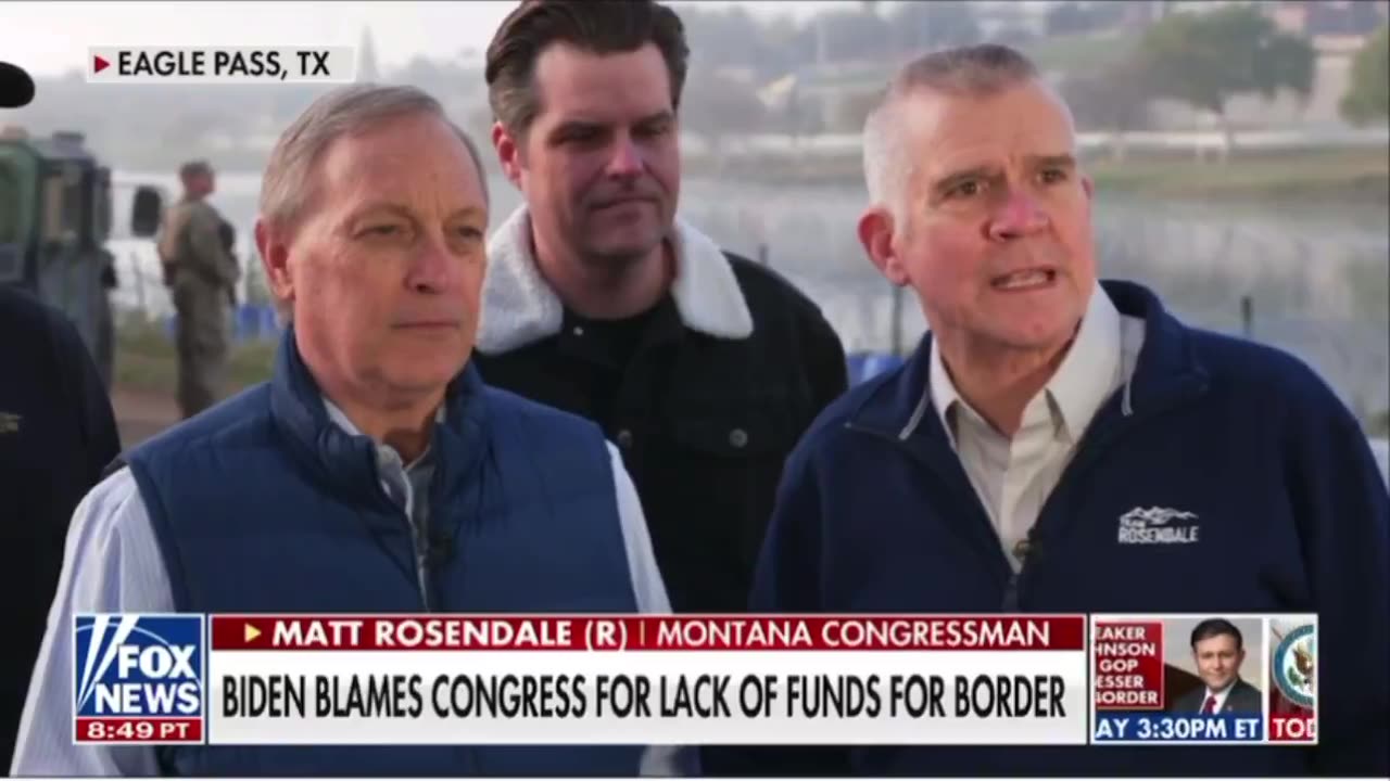 Rep. Andy Biggs: "Shut the border down or shut the government down"