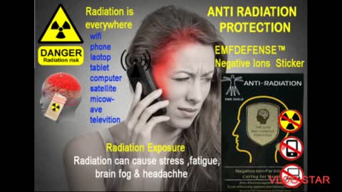 EMFDEFENSE™ Negative Ions Sticker EMF Shield FOR Phone Smartphone Home Radio!