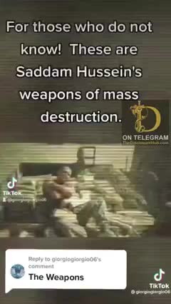 SADDAM HUSSEIN'S WEAPONS OF MASS DESTRUCTION