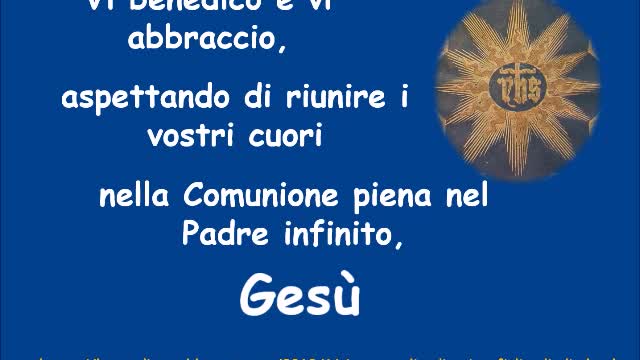 Gesù, voglio divenire figlio di Dio!_Gesù a un'anima che l'ascolta