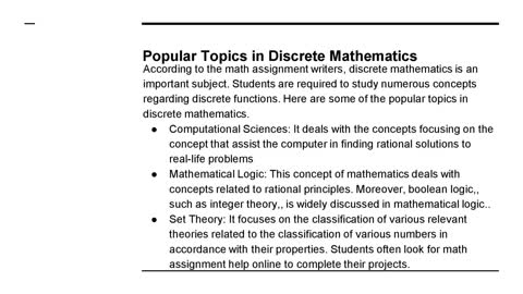 Introduction to Discrete Mathematics