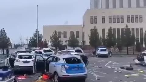 Kazakhstan - Citizens first target was destroying every Police Cars in Aktobe