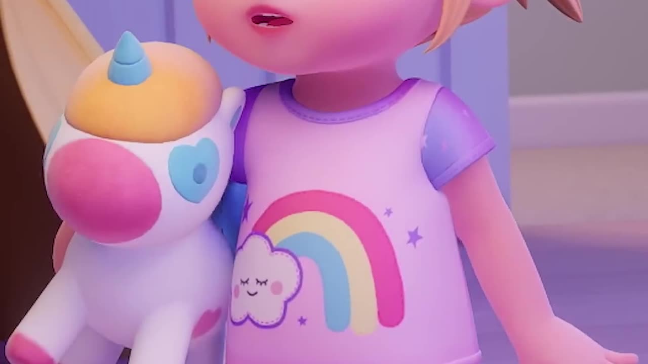 Enchanting Adventure: Is This Shadow A Unicorn Baby? 🌈 | Animated Cartoon for Kids