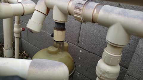 Leaking Pool Plumbing