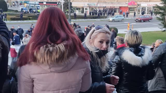 Protest 20 martie impotriva restrictiilor Timisoara