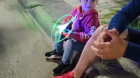 Light-Up Toy Flies Away