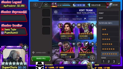 Arena and Chill | Grind Grind Grind them units! | No Stress | No Drama | Marvel Contest of Champions