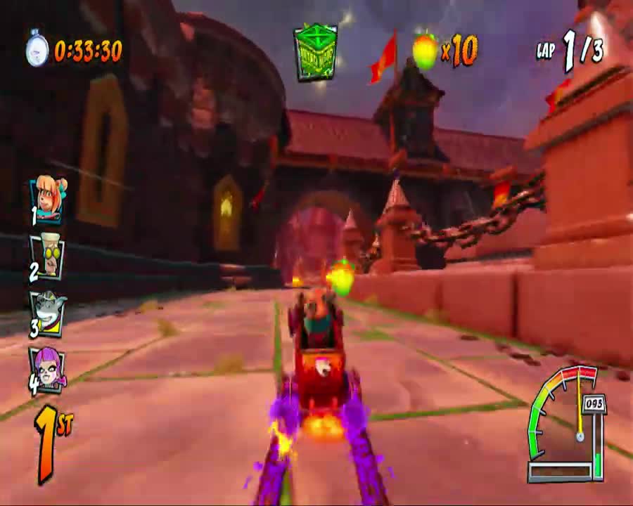 Crash Team Racing Nitro Fueled - Beach Megumi Exotic Skin Gameplay