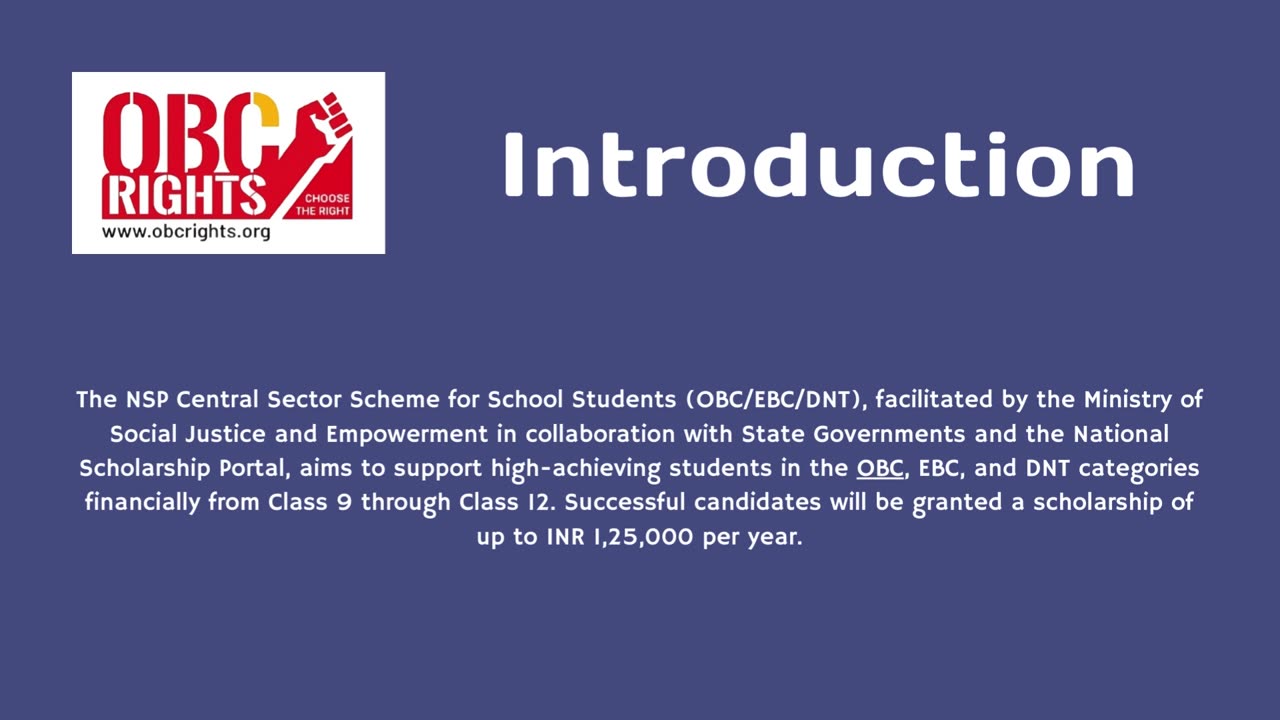 Benefits of applying NSP Central Sector Scheme for students