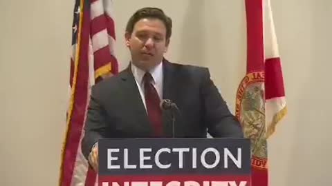 JUST IN: Florida Gov DeSantis states,