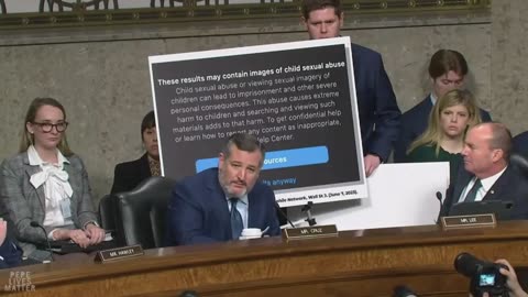 Ted Cruz against Mark Zuckerberg - Instagram supported Pedophilia