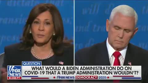 Kamala Repeats Lie That Trump Called Covid a Hoax
