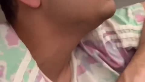 She's hiding something