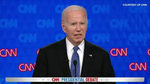 Joe Biden speaks on the economy to start the first presidential debate