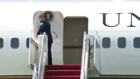 For President Biden's visit to Lehigh County, Air Force One landed in Allentown, Pennsylvania.