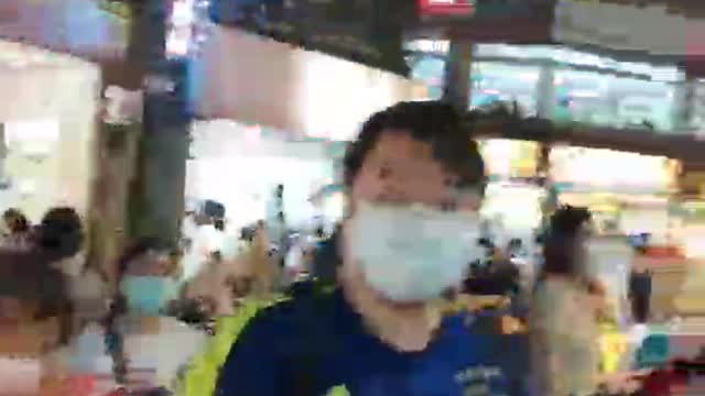 2021-10-10 台北善導寺捷運站 街頭反針宣傳