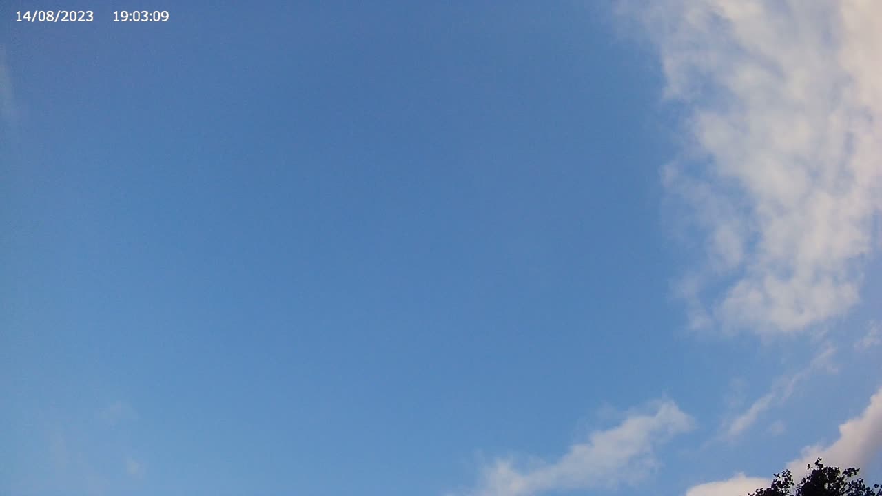 Sky Timelapse #148 - 4K - 14/8/2023