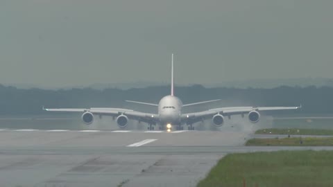 title: it is so beautiful to capture photos of 747 and A380.