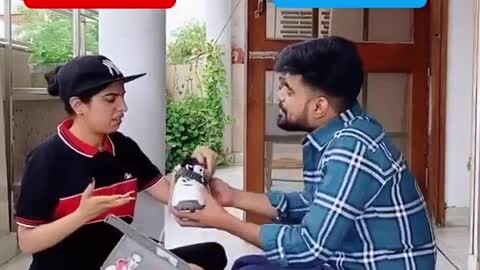 priyal kukreja & dushyant kukreja funny video # short