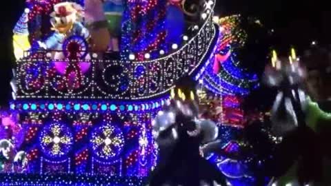 Night Festival Ship For Disney Cartoon